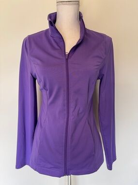 Zella Purple Full-Zip Performance Jacket, size Medium